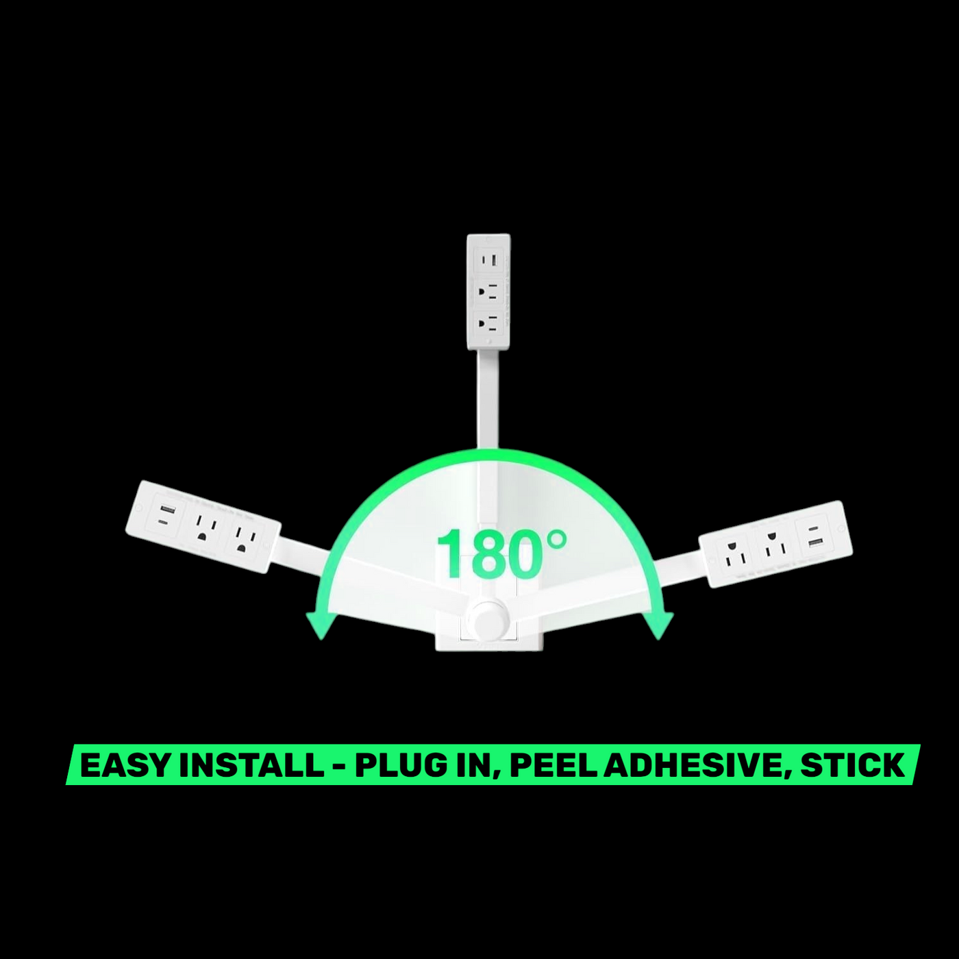 VoltLine™ V1 — Extendable Outlet Stick