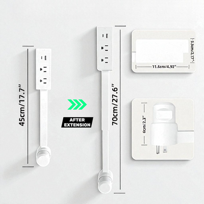 VoltLine™ V1 — Extendable Outlet Stick
