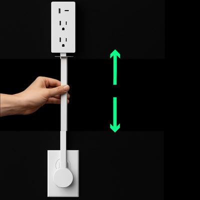 VoltLine™ V1 — Extendable Outlet Stick